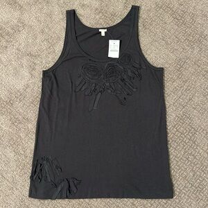 NWT J. Crew Tank Top with Embelishment